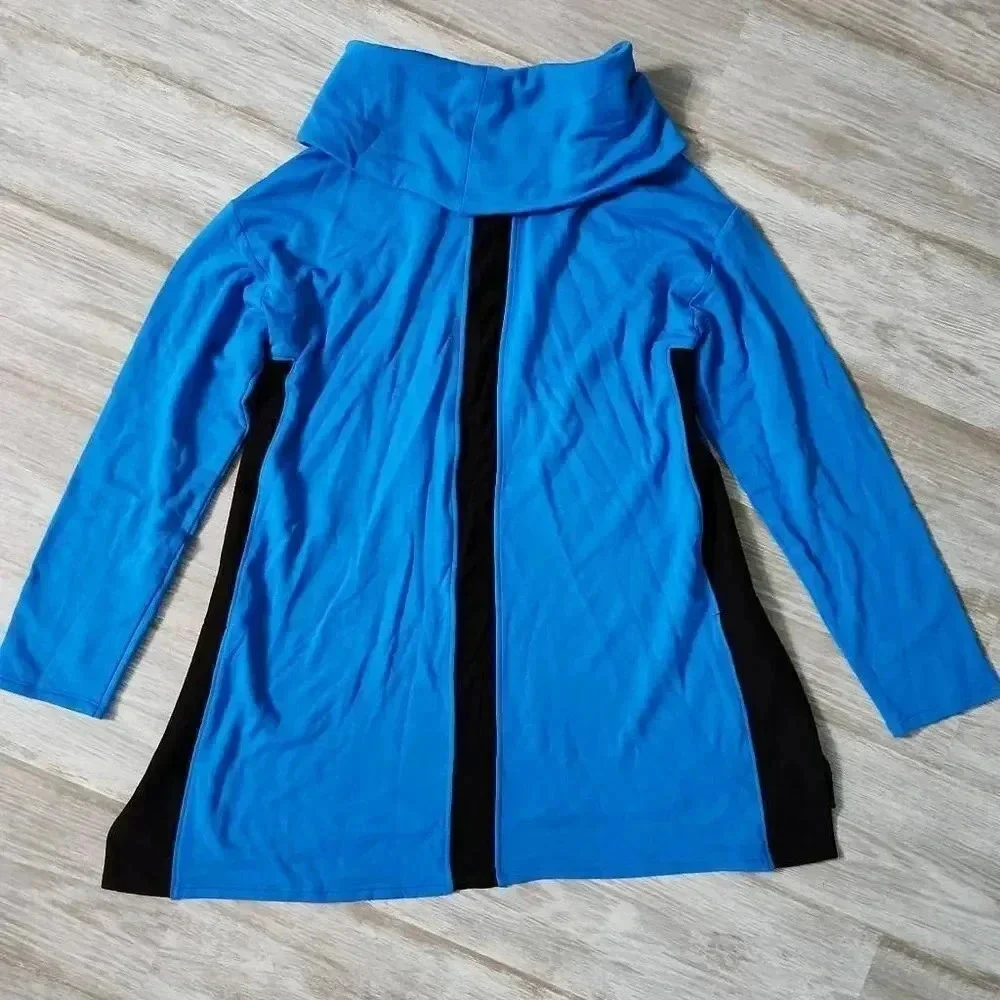 NWOT Chico's Zenergy Side-Split Cowl Neck Tunic - Picture 6 of 8